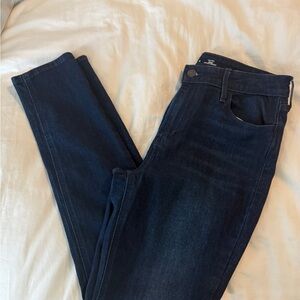 Old Navy High-Rise Super-Skinny Jeans in Deep Blue
